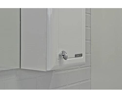 COMFORTY. Зеркало-шкаф "Сочи-100" белый глянец