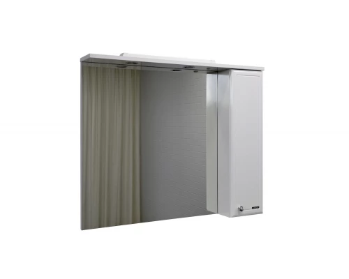 COMFORTY. Зеркало-шкаф "Сочи-100" белый глянец