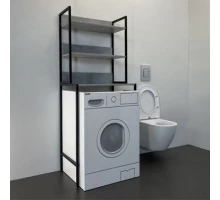 Стеллаж для стиральной машины Comforty бетон светлый
