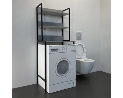 Стеллаж для стиральной машины Comforty бетон светлый