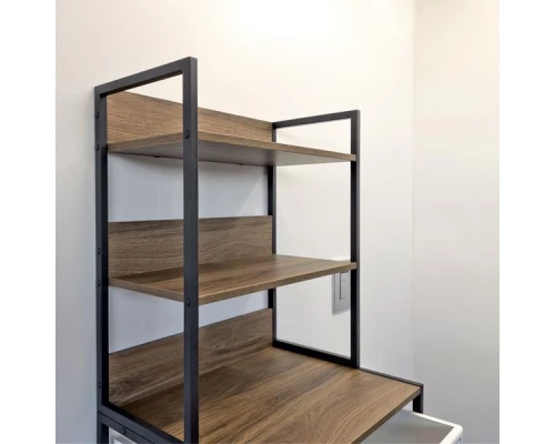 Стеллаж для стиральной машины Comforty дуб тёмно-коричневый