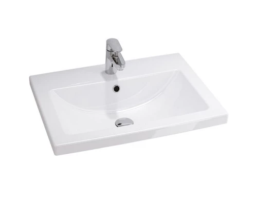 COMFORTY. Тумба-умывальник "Лима-70" антрацит с раковиной Como 70