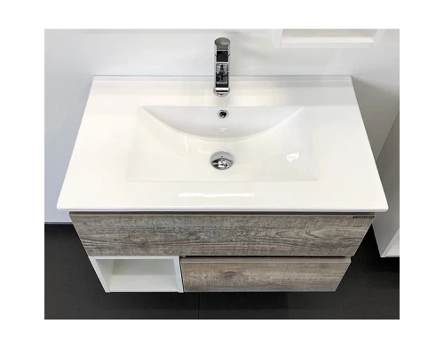 COMFORTY. Тумба-умывальник "Турин-75М" дуб бежевый с раковиной COMFORTY 75E