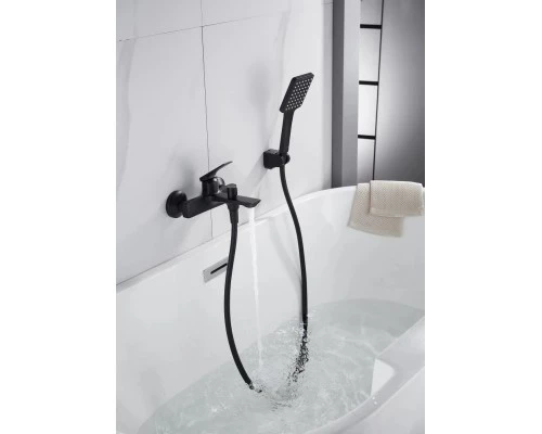 Смеситель для ванны Knotlor KN-71/BL, черный