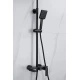 Душевая система Knotlor KN-72/BL, черный