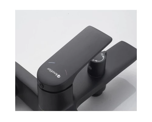 Смеситель для ванны Knotlor KN-71/BL, черный