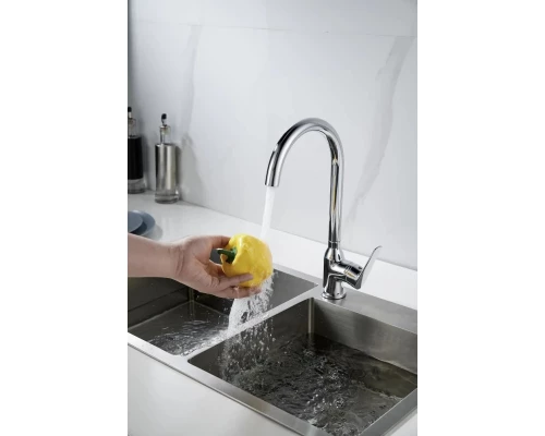 Смеситель для кухни Knotlor KN-51, хром
