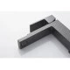 Cмеситель для раковины Knotlor KN-20/GMP, оружейная сталь