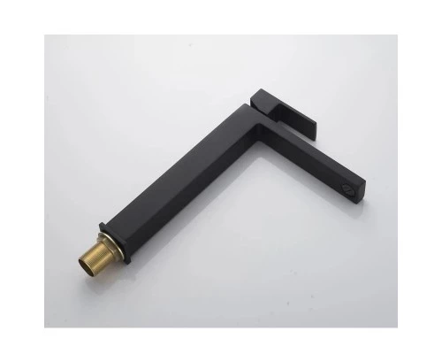Смеситель для раковины высокий Knotlor KN-24/BL, черный