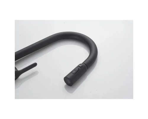 Смеситель для кухни с индикатором температуры Knotlor KN-100/BL, черный
