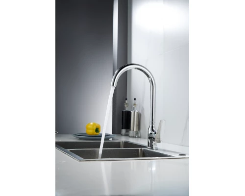 Смеситель для кухни Knotlor KN-51, хром