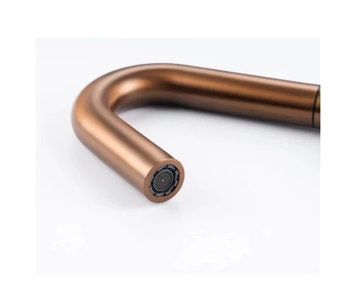 Смеситель для раковины высокий Knotlor SS-31/RB, бронза