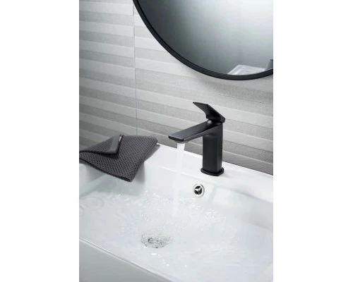 Cмеситель для раковины Knotlor KN-70/BL, черный