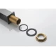 Смеситель для кухни Knotlor KN-21/GM, вороненая сталь