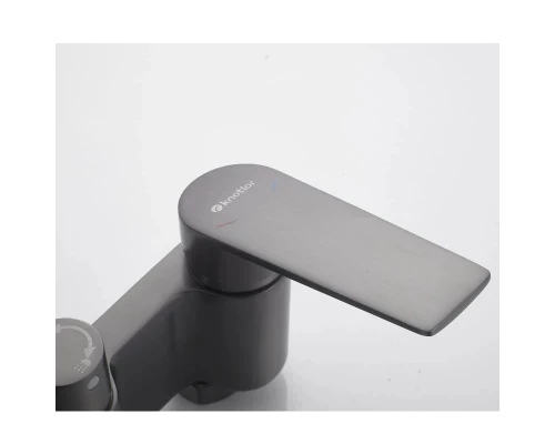Душевая система Knotlor KN-62/GM, вороненая сталь