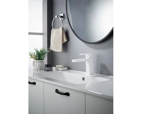 Cмеситель для раковины Knotlor KN-20/WY, белый