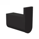 Крючок для ванной комнаты Knotlor RH102BL, черный