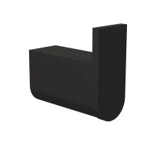 Крючок для ванной комнаты Knotlor RH102BL, черный