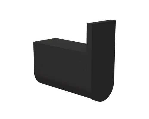 Крючок для ванной комнаты Knotlor RH102BL, черный