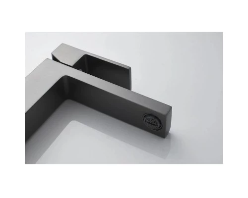Cмеситель для раковины Knotlor KN-20/GM, оружейная сталь