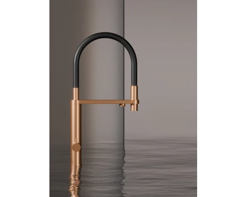 Смеситель для кухни с подключением фильтра Knotlor SS-15/RB, бронза