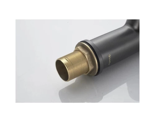 Смеситель для кухни Knotlor KN-61/GM, вороненая сталь