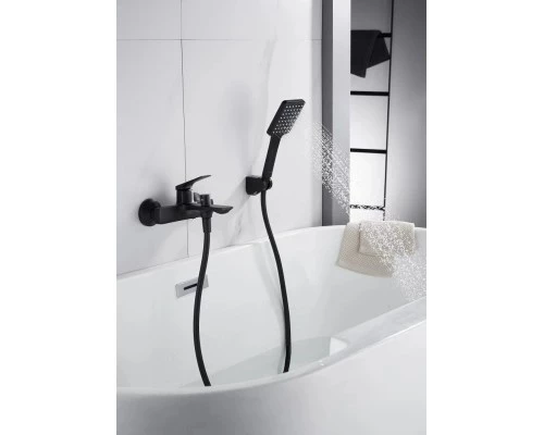 Смеситель для ванны Knotlor KN-71/BL, черный