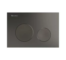 Клавиша смыва Knotlor BIS102GM, вороненая сталь (серия 2)
