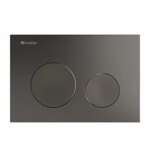 Клавиша смыва Knotlor BIS102GM, вороненая сталь (серия 2)