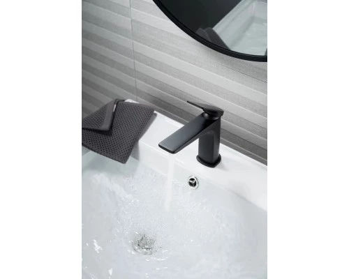 Cмеситель для раковины Knotlor KN-70/BL, черный