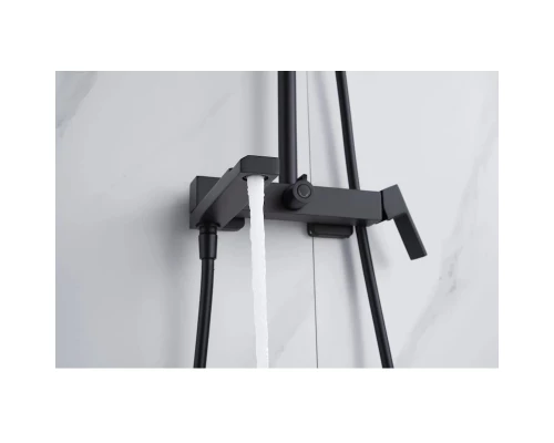 Душевая система Knotlor KN-23/BL, черный