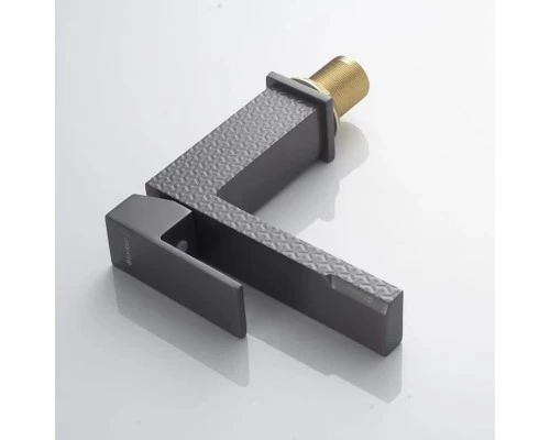Cмеситель для раковины Knotlor KN-20/GMP, оружейная сталь
