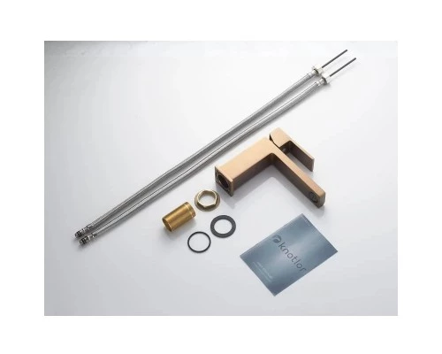 Cмеситель для раковины Knotlor KN-20/RB, бронза