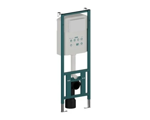 Инсталляция для подвесного унитаза Knotlor ISWC401FG, бирюзовый (серия 2)