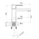 Cмеситель для раковины Knotlor KN-20/WY, белый