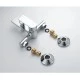 Смеситель для ванны Knotlor KN-32, хром