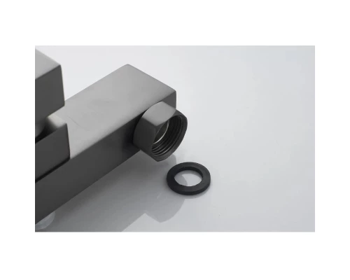 Смеситель для ванны Knotlor KN-22/GM, вороненая сталь