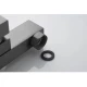 Смеситель для ванны Knotlor KN-22/GM, вороненая сталь