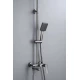 Душевая система Knotlor KN-62/GM, вороненая сталь