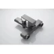 Смеситель для ванны Knotlor KN-22/GM, вороненая сталь