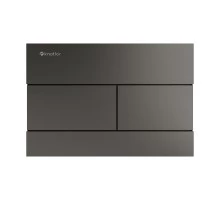Клавиша смыва Knotlor BIS103GM, вороненая сталь (серия 2)