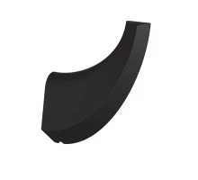 Крючок для ванной комнаты Knotlor RH103BL, черный