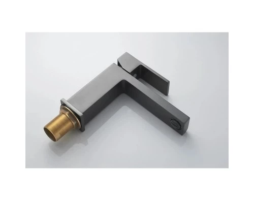 Cмеситель для раковины Knotlor KN-20/GM, оружейная сталь