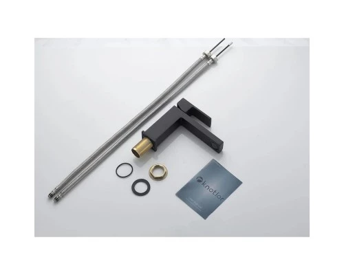 Cмеситель для раковины Knotlor KN-20/BL, черный