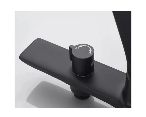Смеситель для ванны Knotlor KN-71/BL, черный