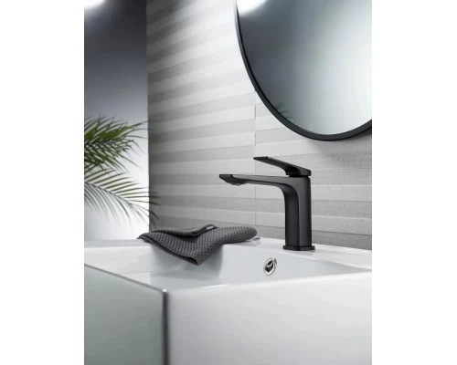 Cмеситель для раковины Knotlor KN-70/BL, черный