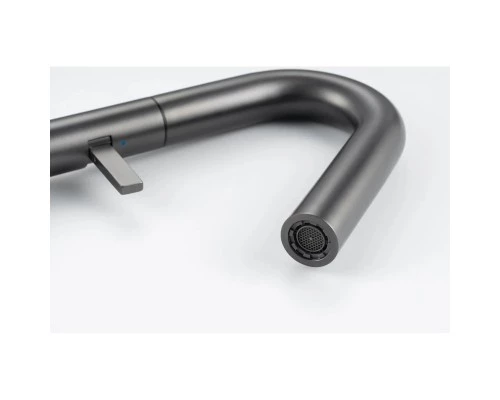 Cмеситель для раковины Knotlor SS-30/GM, оружейная сталь