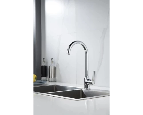 Смеситель для кухни Knotlor KN-51, хром