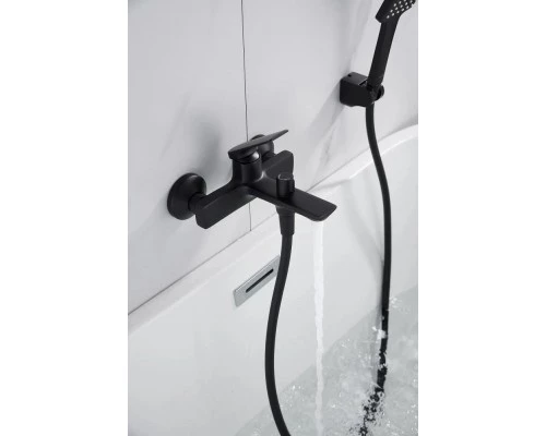 Смеситель для ванны Knotlor KN-71/BL, черный