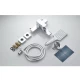 Смеситель для ванны Knotlor KN-22, хром